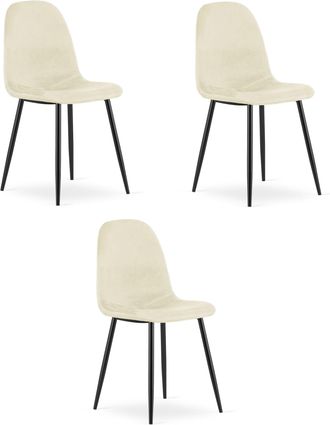 OEM Silla Como - Terciopelo Beige X 3