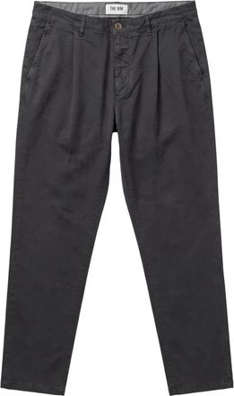 THE.NIM Chino Carrot Pince Loose Fit - - Trousers - Uomo - Nero - W35