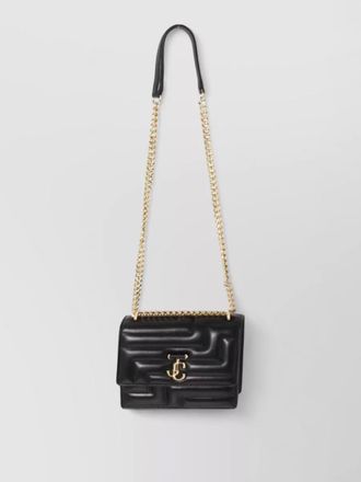 Jimmy Choo London shoulder bag quilted design chain strap