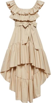Aniye By Kleedjes - Dames - Feestkleedjes - Beige - M - Katoen - Kleedjes