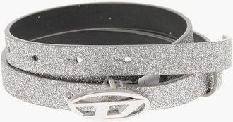 Diesel 10mm Slim Fit Glitter Belt size 75