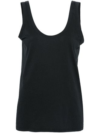 The Row Aka cotton tank top - Black
