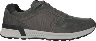 Gabor Schoenen, Heren, Grijs, 44 EU, Leer, Modieuze Comfortabele Sneaker