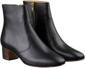 A.P.C. APC Black Joey Ankle Boots Size 41