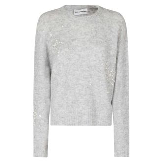 Des_Phemmes DES Phemmes - Alpaca Pullover - Dames - Truien - Grijs - Maat: L Polyamide