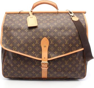 Louis Vuitton Brown Monogram Coated Canvas Leather Boston Bag (Pre-Owned)