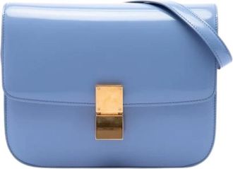 Celine Pre-owned Vintage Crossbody Bag - Dames - Vintage Schoudertas - Blauw - ONE Size - Leer - Vintage