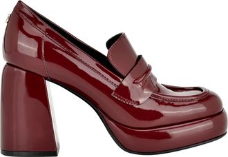 Nine West Verge Burgundy Patent WNVERGE3-610 Womens