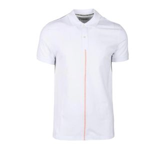 Dirk Bikkembergs Polo Shirts, male, White, Size: M Cotton Elastane Polo Shirt