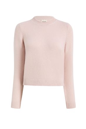 Khaite Powder Pink Leta Cashmere Sweater