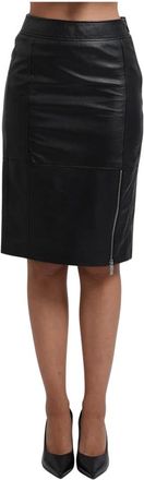 A|X Armani Exchange Rokken, Dames, Zwart, M, Leer, Armani Exchange Rokken