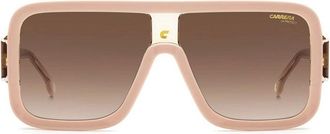 Carrera FLAGLAB14010AHA Shield Full Rim Sunglasses - Beige
