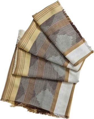 Missoni Scarves - Dames - Sjaals - Beige - ONE Size - Wol - Accessoires