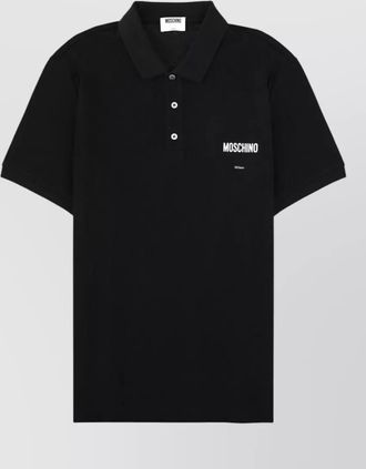 Moschino logo polo shirt short sleeves