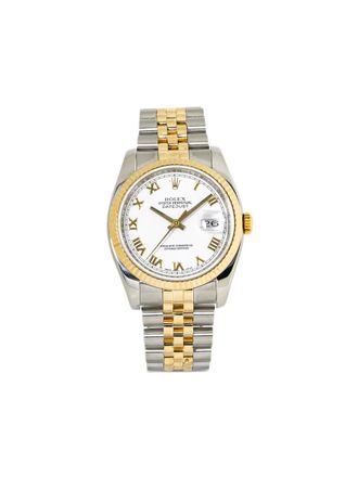 Rolex Datejust 36 mm horloge - Wit