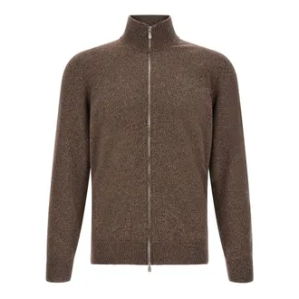 Brunello Cucinelli Heren, Truien, Bruin, Maat: L Kasjmier