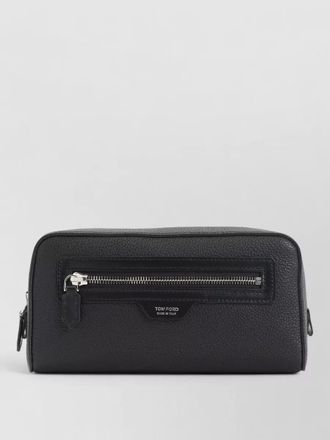 Tom Ford padlock calf leather toiletry case