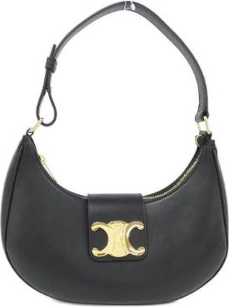 Celine Pre-owned Medium Ava Calf Shoulder Bag - Dames - Vintage Schoudertas - Zwart - ONE Size - Leer - Vintage