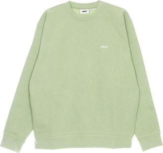 Obey Crew Neck Sweatshirt Specialty Fleece - Heren - Sweatshirts - Groen - XL - Katoen - Hoodies & sweatvesten