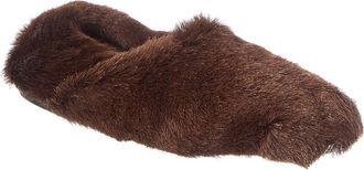 Proenza Schouler Ruched Tee Shearling Slipper