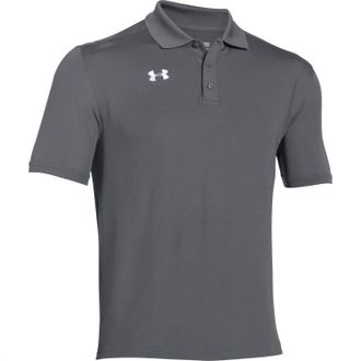 Under Armour Mens Team Armour Golf Polo In Graphite