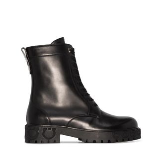 Ferragamo Ladies Black Boots, US Size 8.5