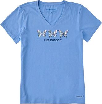 Life is good Crusher-Lite V-Neck T-Shirt