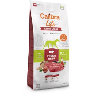 OEM Calibra Dog Life Junior Alimento Seco Para Perros Grandes Con Carne Fresca De Res 12 Kg