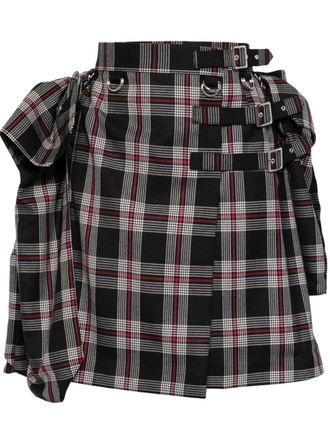 Comme Des Gar&ccedil;ons Gonna svasata a quadri - Nero