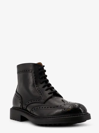 Doucal's Mens Ankle Boots Triumph Leather Black
