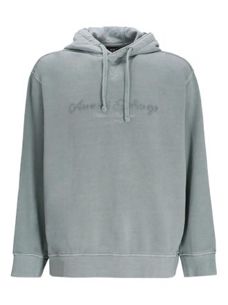A|X Armani Exchange Hoodie met geborduurd logo - Blauw