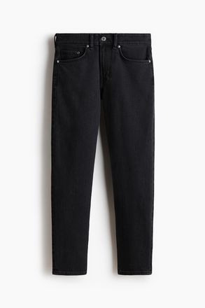 H&M Tapered Jeans - Schwarz