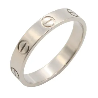 Cartier Silver White Gold (18K) Band Ring (Pre-Owned)