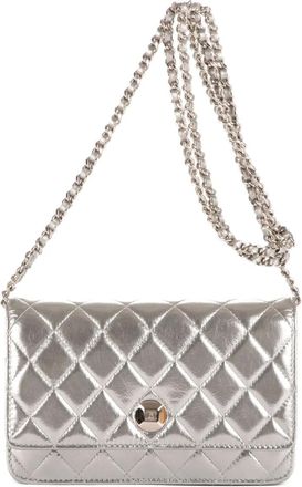 Chanel Borsa trapuntata con catena - Grigio