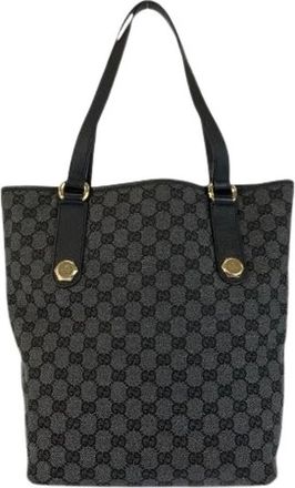 Gucci Pre-owned Tote Bags, female, Black, Size: ONE SIZE Pre-owned Vintage Tote Bag