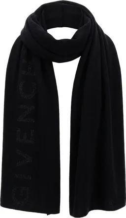Givenchy Wool & Cashmere Blend Scarf - Black