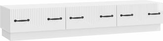 vidaXL Mueble De Tv Brillante 147 X 34,5 X 27 Cm Madera De Ingenier&iacute;a Vidaxl
