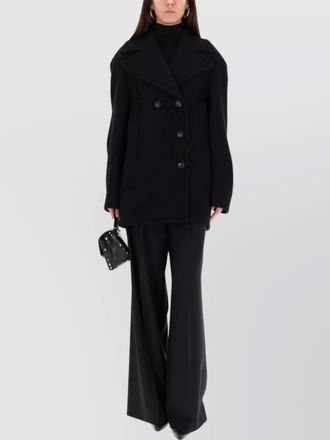 Sportmax double-breasted coat notched lapels long sleeves