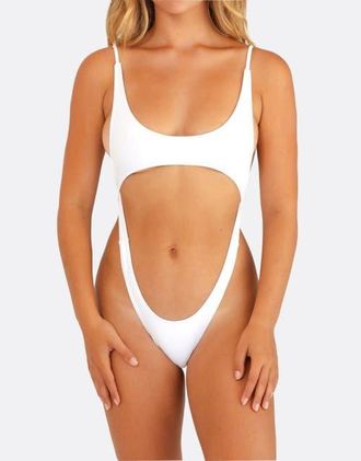 Minimale Animale Dynamo One Piece Swimsuit in White at Nordstrom, Size X-Small