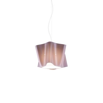 Linea Zero Suspensi&oacute;n De Metal Rosa En Metal Cromado Cm. 25x25h