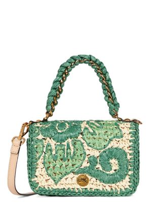 Etro raffia mini bag - Green