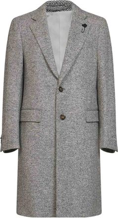 Lardini Hombre, Abrigos, Gris, Talla: S