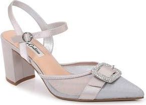 Lady Couture Bianca Slingback Pump in Silver at Nordstrom Rack, Size 10