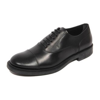 Tod's Francesina Formale Gomma 62C - Heren - Nette schoenen - Zwart - 39 1/2 EU - Leer - Schoenen