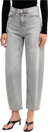Vicolo Loose-fit Jeans - Dames - Jeans - Grijs - Maat: L Katoen