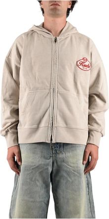 Ksubi Felpa con cappuccio e zip - - Sweatshirts & Hoodies - Uomo - Grigio - XL