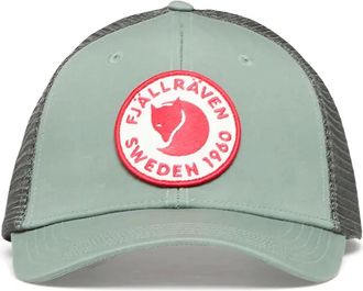 Fj&auml;llr&auml;ven 1960 L&aring;ngtradarkeps logo-patch cap - unisex - Polyester/Cotton - L/XL - Green