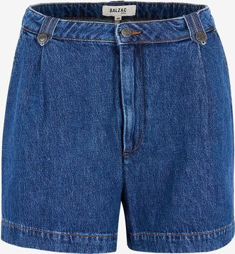 Balzac Paris Bundfaltenshorts aus Denim Simon