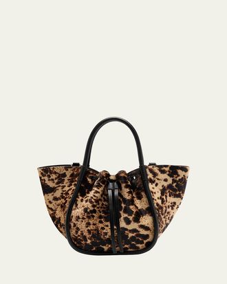 Proenza Schouler Small Ruched Calf Hair Tote Bag