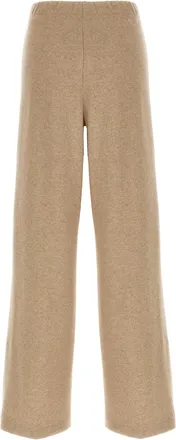 Max Mara Womens Beige Cashmere Casual Pants